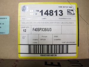 LOT TO INCLUDE: MISC. GE AND PHILLIPS FLUORESCENT, INCANDESCENT, AND HID LAMPS AND LIGHTING FIXTURES. LOADING & HANDLING FEE $15-4228